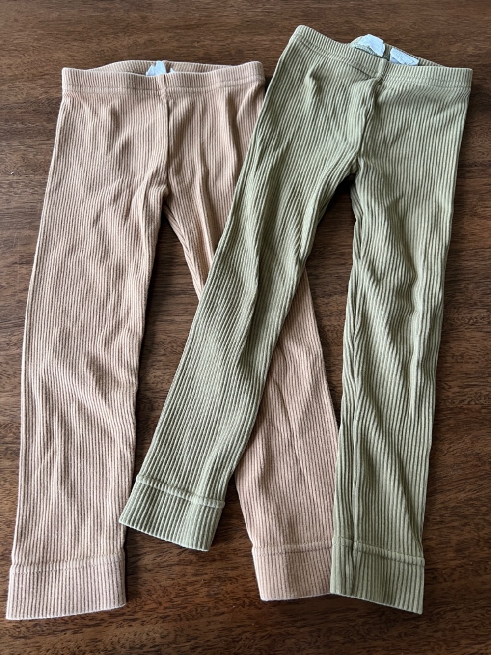 Jamie Kay Kids Ribbed Leggings - Herb & Carmel